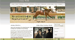 Desktop Screenshot of jockeyworld.org